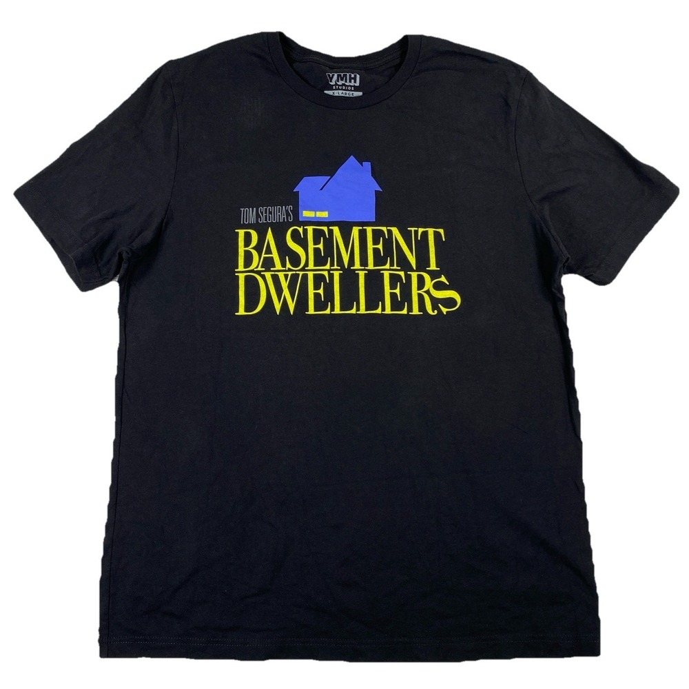 Tom Segura's Basement Dwellers T-Shirt Black Your Mom's House Men's XL‎